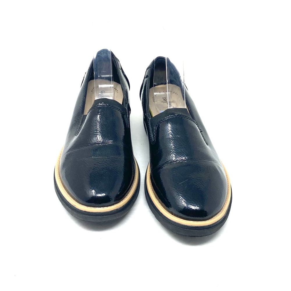 Clarks Patent Leather Slip Ons - Picture 2 of 7